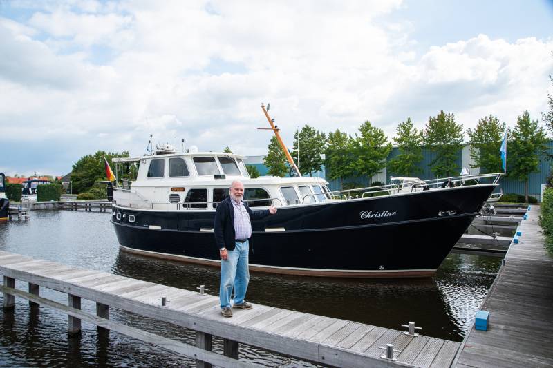 ‘Mijn ziel en vijftig jaar binnenschippervaring zitten in dit jacht’